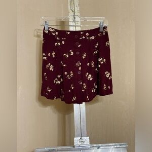 FOREVER 21 FLORAL MINI SKIRT Womens Sz Small